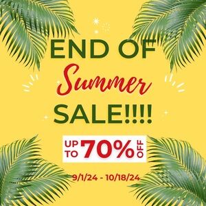 END OF SUMMER SALE!!!!✨✨✨